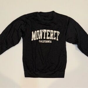 Women's Black Crewneck Sweater